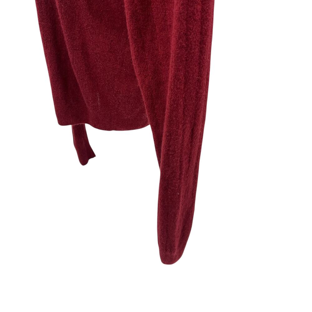 Furst of a Kind‎ Sweater Cold Shoulder Harness Buckle Red One Size - Picture 9 of 11